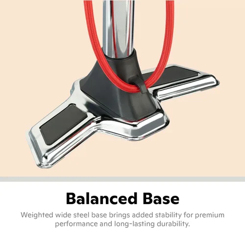 Vista 2 de Schwinn Bomba de bicicleta básica y de aire central, hasta 120 PSI máximo, doble cabezal se adapta a los tipos de válvulas Schrader y Presta, diseño