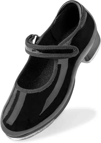 Stelle Zapatos de baile de piel sintética para niñas y niños pequeños (niños pequeñosniños grandes)