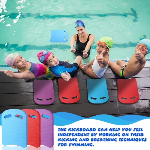 Vista 5 de Sosation Swimming Kickboard Kids Swimming Training Kickboard Pool Swim Board for Kids Swimming Beginner Exercise