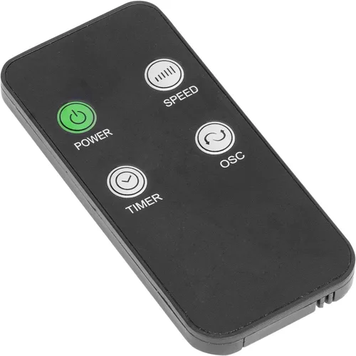 Vista 4 de Bestron Tower fan with swivel function, timer and remote control, height: 78 cm, Summer Breeze, 35 watts, black