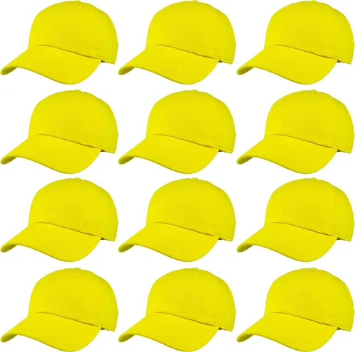 Vista 45 de Gelante Gorras de béisbol 100% algodón liso en blanco tamaño ajustable al por mayor a granel de 12 unidades Verde militar