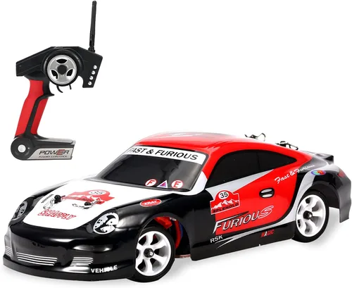 GoolRC WLtoys K969 - Coches de control remoto a escala 1:28 de 2.4 GHz, auto de carreras RC de alta velocidad 4WD 30KM/H, auto de carreras RC Drift