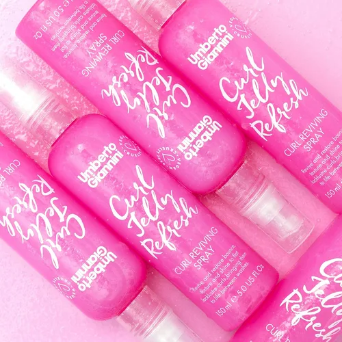 Vista 8 de Umberto Giannini Curl Jelly - Agente de peinado vegano para el cabello rizado u ondulado con control de encrespamiento