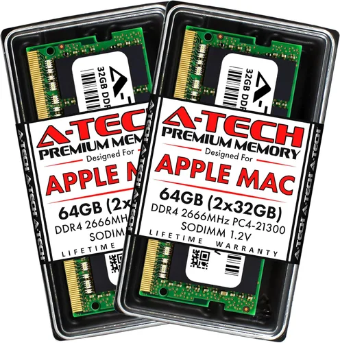 Vista 9 de A-Tech 8 GB de RAM para Apple iMac y Mac mini (2018, 2019 y 2020) DDR4 2666 MHz SODIMM PC4-21300 / PC4-21333 260-Pin SO-DIMM Actualización