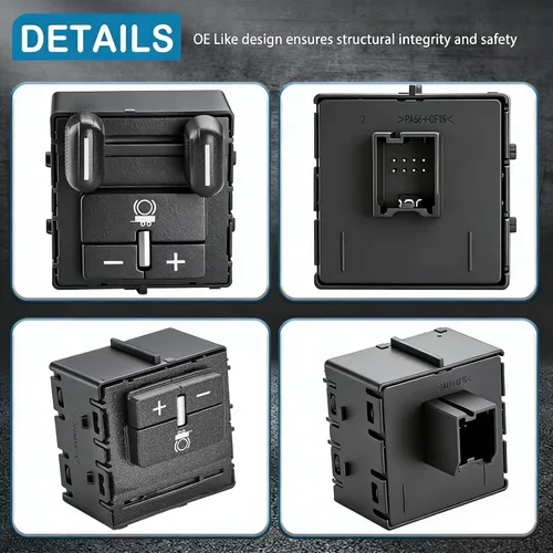 Vista 3 de Interruptor de control de freno de remolque compatible con vehículos GMC y Chevy 2014-2020 Colorado, Silverado 1500, Suburban, Canyon, Tahoe, Sierra