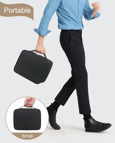 Vista 6 de Meiiy Bolsa de herramientas de peluquería, bolsa grande para cortar pelo, negro