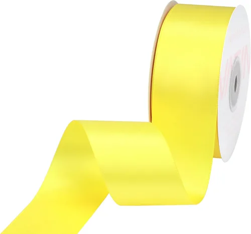 Vista 200 de VATIN - Cinta de satén de doble cara beige de 1/4", 25 yardas continuas, cinta de poliéster beige para ramo de lazos, envoltura de regalos, arreglo