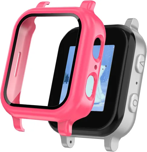 Vista 9 de Paquete de 3 fundas protectoras compatibles con Gabb Watch 3/3e - Cubierta rígida de policarbonato con protector de pantalla de vidrio templado