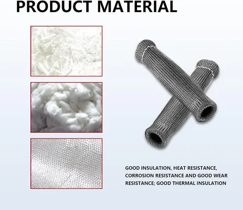 Vista 3 de 8 botas de protección de bujías, botas de alambre de bujía de 1200 grados, funda protectora de protección térmica, funda aislante de protección Negro