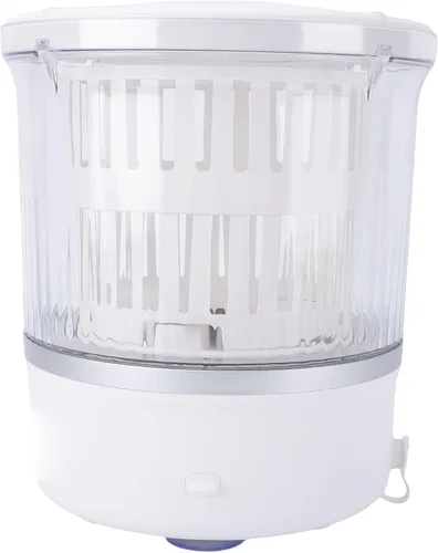 Vista 9 de Lavadora portátil, mini lavadora de ropa interior de 3L con LED para ropa de bebé, calcetines, lavadora compacta para apartamentos, dormitorios