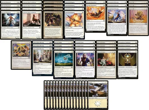 Tier 1 Mono White Heroic Pauper Deck – Hecho a medida – Magic The Gathering – MTG – 60 cartas