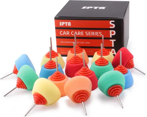 Vista 13 de Mini Almohadillas de Pulido, 30 Piezas Mini Bolas de Pulido de Detalle, Uso en Herramientas Rotativas, Taladro Eléctrico Inalámbrico, Herramienta