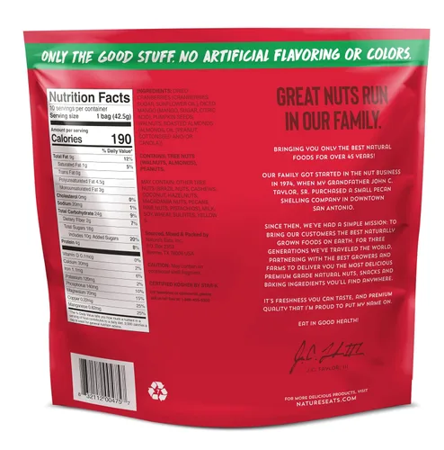 Vista 2 de Nature's Eats Omega 3, paquete de bocadillos Mega Mix, 15 onzas