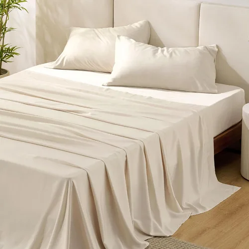 Vista 36 de Bedsure - Juego de sábanas tamaño individual, refrescantes, rayón derivado del bambú, transpirables y suaves, sábanas y fundas de almohada tipo