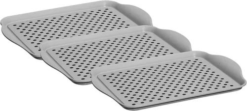 Vista 9 de Oggi charola rectangular con agarre de caucho, Agua (Aqua)