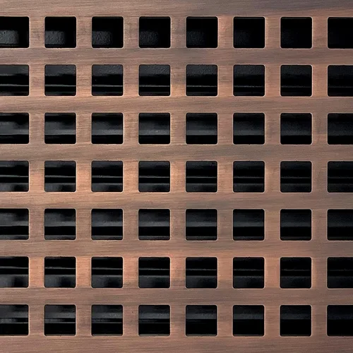 Vista 5 de Madelyn Carter Cubierta de ventilación de estilo artesanal contemporáneo, interior de acero fundido sólido, controla el flujo de aire, 2 x 10