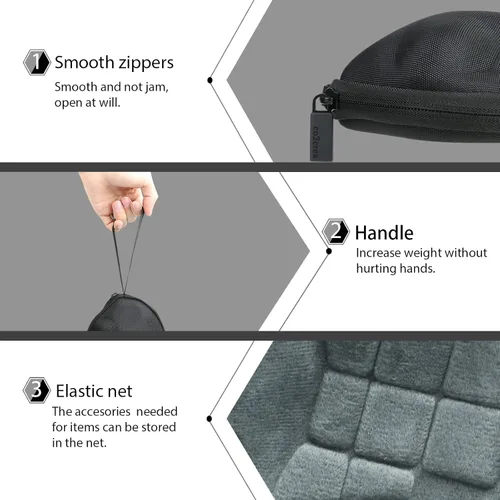 Vista 4 de co2CREA Funda rígida de repuesto para mouse inalámbrico Logitech Ergo M575S / M575 / M570 Trackball