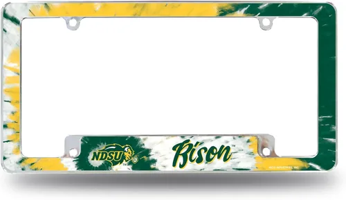 Vista 28 de Rico Industries Marco cromado de la NCAA de 12 x 6 pulgadas, marco cromado para placa de automóvil, camión, SUV