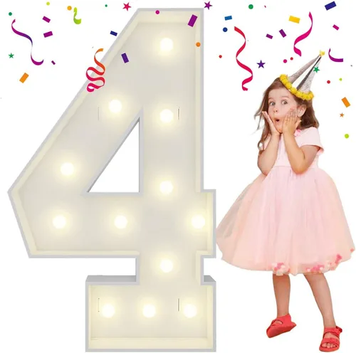 Vista 33 de 4 pies de alto, letras iluminadas con marco, letras enormes con marco, marco de globos en mosaico, letra grande para decoraciones de compromiso