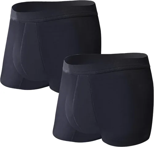 Ropa interior lavable para incontinencia urinaria de absorción para hombre, reutilizable, a prueba de fugas, para fugas de vejiga, paquete de 2,