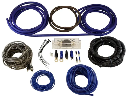 Vista 7 de Harmony Audio Kicker Bundle compatible con Universal Car 43VC124 12" Comp 300W Sub Box Enclosure con HA-A400.1 800W Sub Amp y HA-AK4 1800W Amp Kit