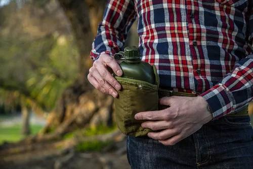 Vista 5 de Stansport G.I. Style Canteen, Cover & Belt (336)