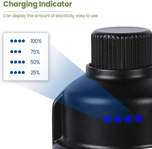 Vista 4 de Linterna LED vintage, linterna de ferrocarril recargable por USB, linterna portátil impermeable para campamento al aire libre, linterna de mesa