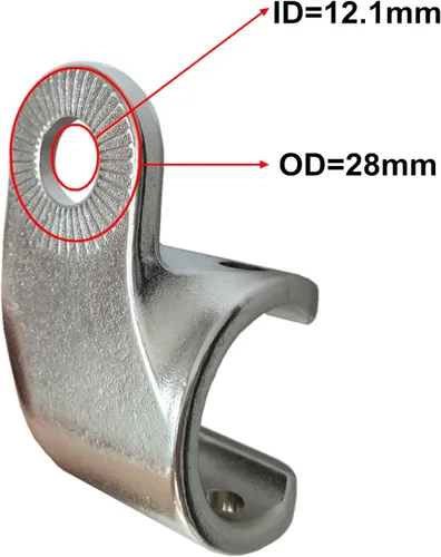 Vista 2 de Taza de enganche para remolque de bicicleta Thule Chariot Sports Cross Lite Courier Coaster Cadence Cab Axle Mount Enganche compatible con bicicleta