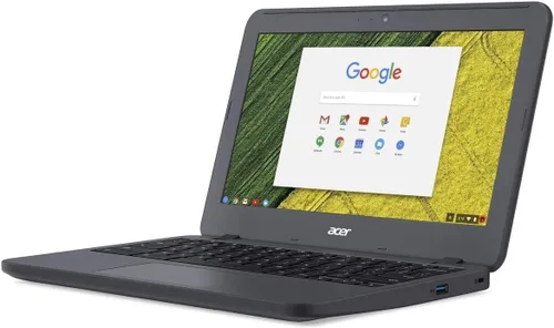 Vista 2 de Acer Intel Celeron de 11.6 pulgadas 1.60 GHz 4 GB Ram 16 GB Flash Chrome OS C731-C8VE, negro (renovado)