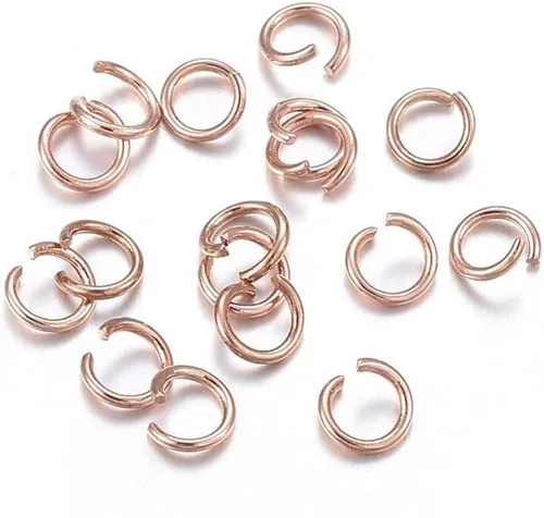 Vista 43 de HDSupplies 100 anillos de acero inoxidable 304 en tono negro, calibre 18 de 0.236 in (0.039 pulgadas de grosor)