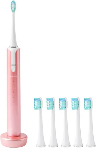 Vista 8 de Soniclean Lux Sonic - Cepillo de dientes para adultos, 6 cabezales de cepillo de dientes, recargable, automático, recambios, aguamarina