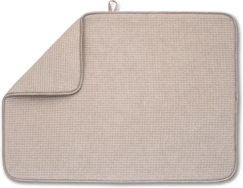 Vista 7 de Bellemain XXL Tapete para Platos de Microfibra para Secar Platos, Súper Absorbente (Negro, 17" x 24")
