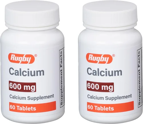 Vista 9 de Rugby - Tabletas de calcio de 600 mg - Suplemento de calcio - 60 unidades (1 paquete)