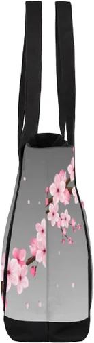 Vista 6 de Tote Bag Tote Bag for Women Reusable Grocery with Zipper Large Capacity for Activity