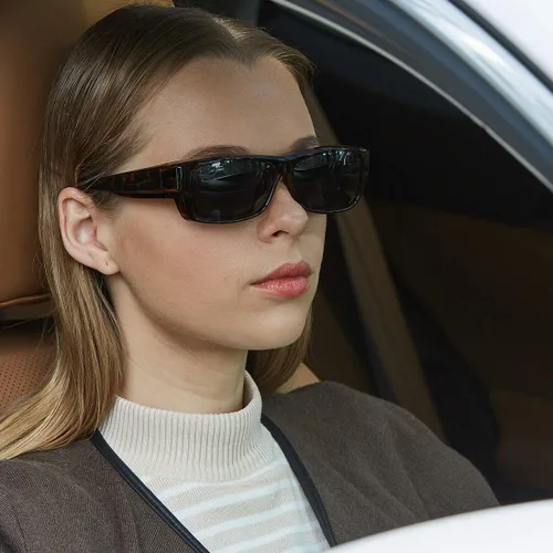 Vista 5 de CAXMAN Polarized Over Glasses Sunglasses for Prescription Frames, Small Medium & Oversized