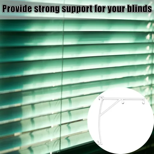 Vista 6 de Patelai Clips de cenefa de plástico para persianas verticales de 3.5 pulgadas, plástico transparente para persianas, piezas de accesorios (4 piezas)