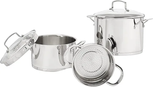 Vista 2 de Cuisinart 89-13 13-Piece Cookware Set Professional-Series, Stainless Steel