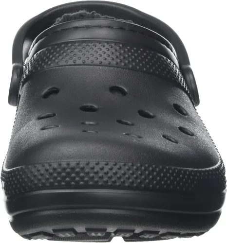 Vista 2 de Crocs Zuecos unisex con forro clásico para hombres y mujeres Pantuflas mullidas Lavanda