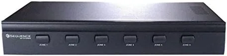 Secuencia Interruptor selector de altavoz de coincidencia de impedancia de 6 vías 100 vatios RMS