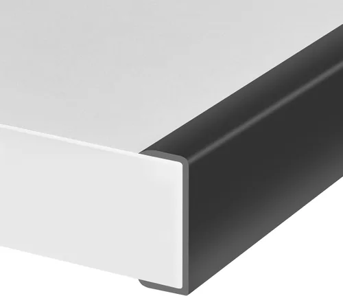 Vista 38 de Borde de goma protector, canal en U autoadhesivo de 1-1/2 pulgadas para maderas, bandas flexibles en forma de U para despegar y pegar, protector