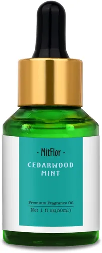 Vista 11 de Aceite de fragancia de madera de cedro de 1.0 fl oz, aceites esenciales MitFlor Woody para difusor, aceite de fragancia prémium de gran