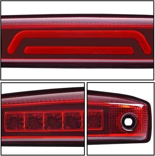 Vista 8 de VRracing Luces de freno LED traseras centrales traseras de repuesto para Dodge Ram 2500 3500 camión 2003-2006 2004 2005 lente roja