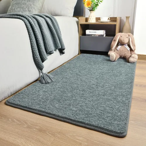 Vista 16 de Keeko Alfombras de área de 4 x 6 pies para sala de estar, alfombra suave y moderna de espuma viscoelástica para dormitorio, alfombra