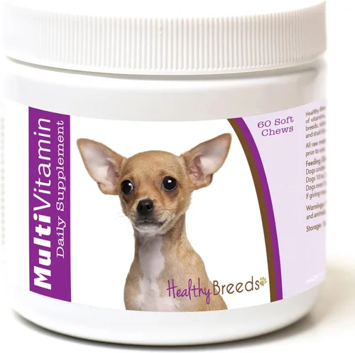 Vista 22 de Healthy Breeds Affenpinscher - Masticables blandos multivitamínicos, 60