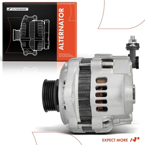 Vista 9 de A-Premium Alternador compatible con Subaru Impreza 2004-2010, Forester 2006-2010 y Saab 9-2X 2006, 2.5L, 12V 90A polea de 5 ranuras en el sentido
