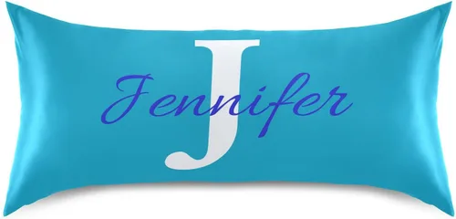 Vista 43 de Fundas de almohada negras personalizadas de seda con cierre de sobre, funda de almohada de satén tamaño estándar para personas que duermen
