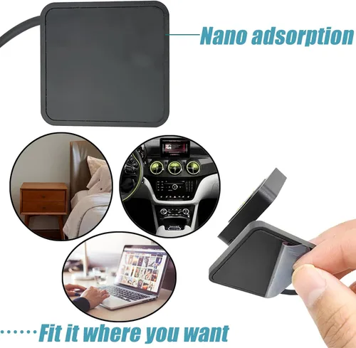 Vista 5 de RUKUHOT Base de carga magnética compatible con Fitbit Inspire 3 Health & Fitness Tracker, estación de carga para mesita de noche con cable de carga