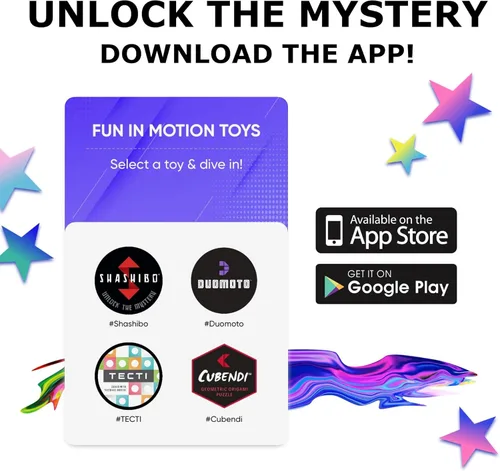 Vista 8 de Shashibo Caja que cambia de forma, galardonado juguete STEM con imanes ultra fuertes, el cubo de rompecabezas se transforma en más de 100 formas