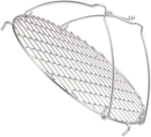 Hemoton Cooking Rack with 2 Handles Stainless Steel Round Air Fryer Rack Steaming Rack for Baking Cooling Steaming Grilling 20. 8cm