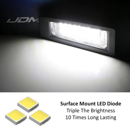 Vista 2 de iJDMTOY Kit de luces LED completas para matrícula OEM-Fit de 3 W, compatible con Mazda CX-3 2014-2018, Mazda CX-3 2016 en adelante, alimentado por